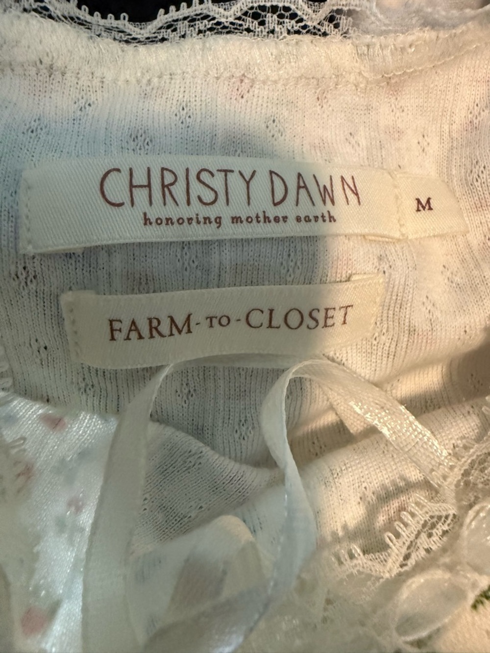 Christy Dawn Cream Floral Tank Top - Picture 6 of 6